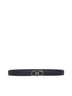 Blue Gancini reversible belt