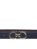 Blue Gancini reversible belt
