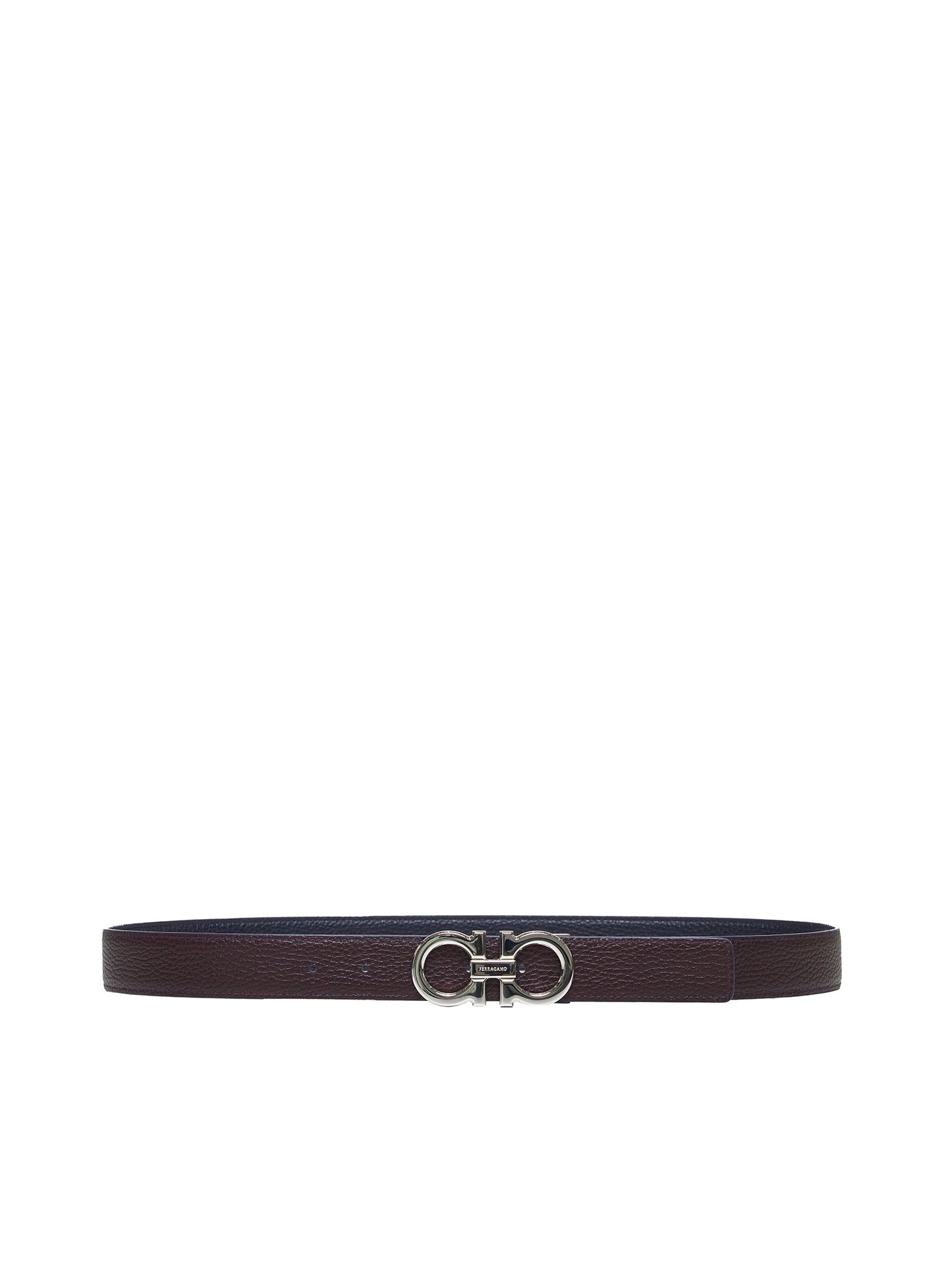 Blue Gancini reversible belt