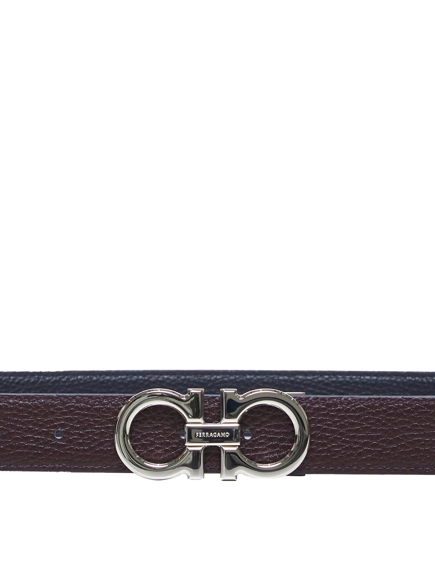 Blue Gancini reversible belt