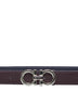Blue Gancini reversible belt