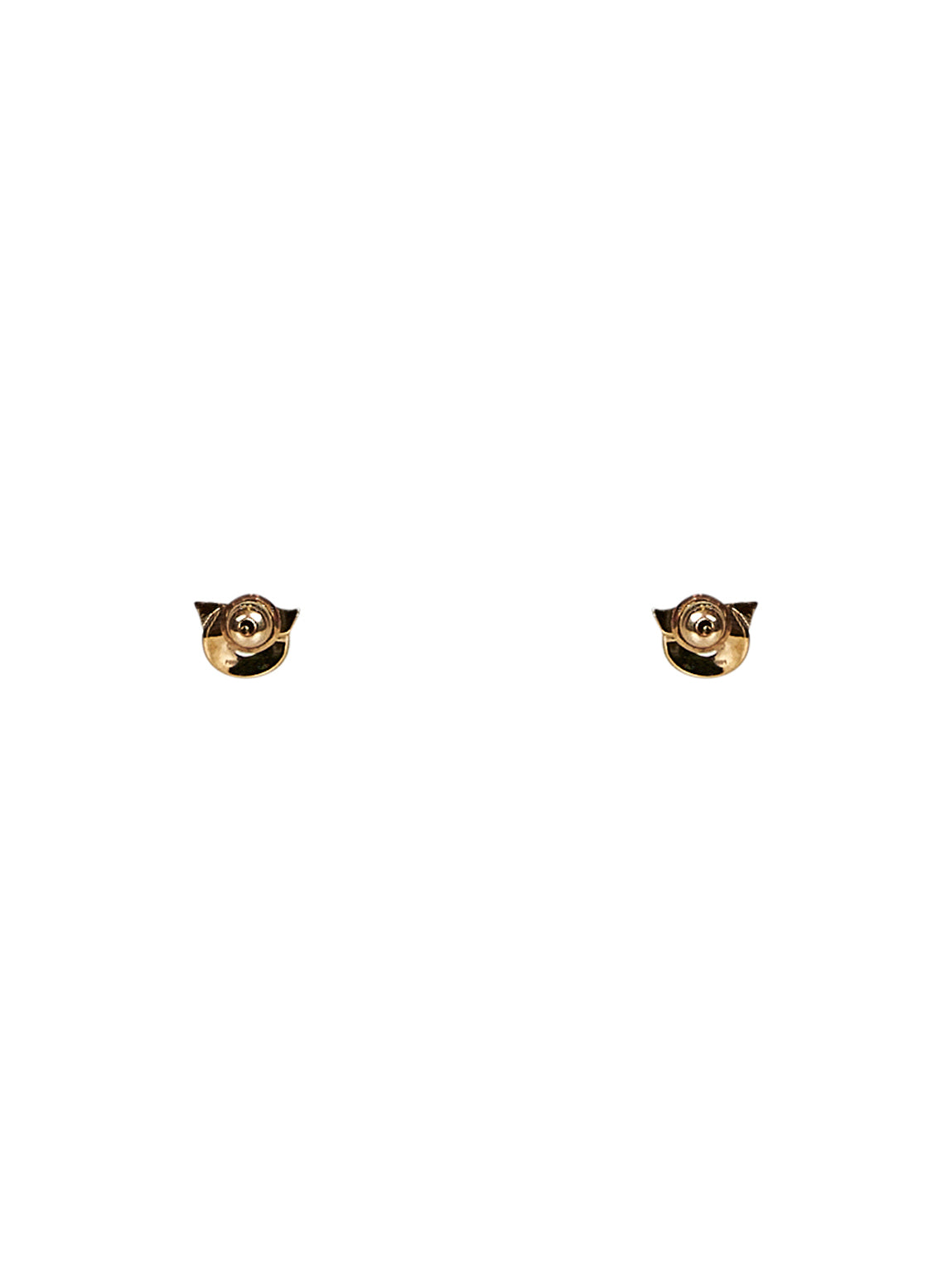 Gold Gancini earrings with rhinestones - size 10<BR/>
