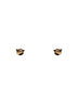 Gold Gancini earrings with rhinestones - size 10<BR/>