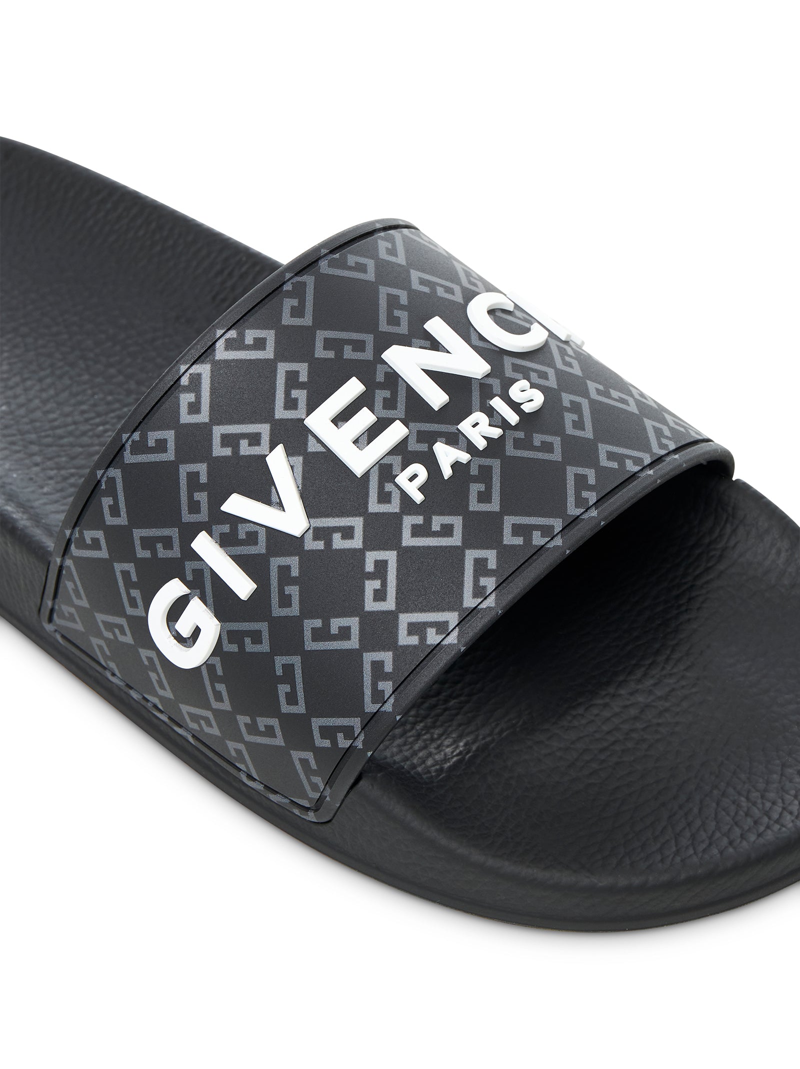 Black Slide flat sandals – Daniello.com