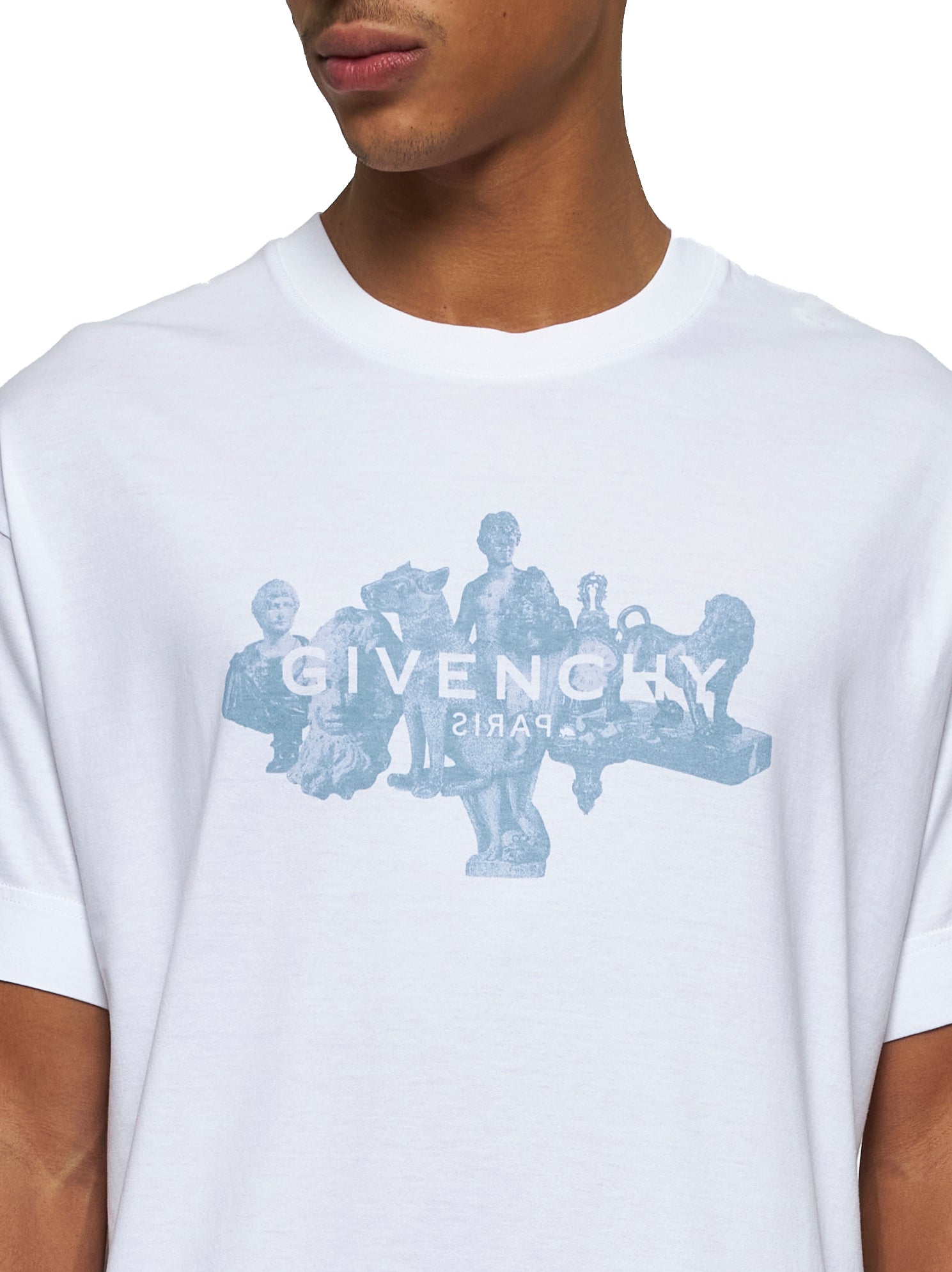 GIVENCHY ホワイト Tシャツ L White cotton GIVENCHY Reverse T-shirt – Daniello.com