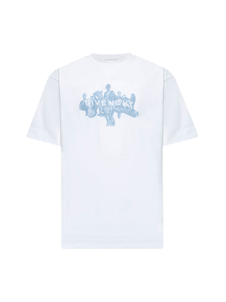 White cotton GIVENCHY Reverse T-shirt – Daniello.com