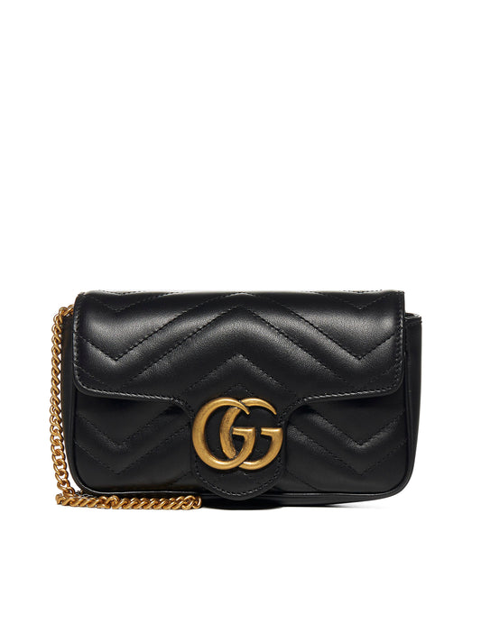 GG Marmont super mini quilted leather bag <BR/>