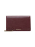 Burgundy wallet on chain