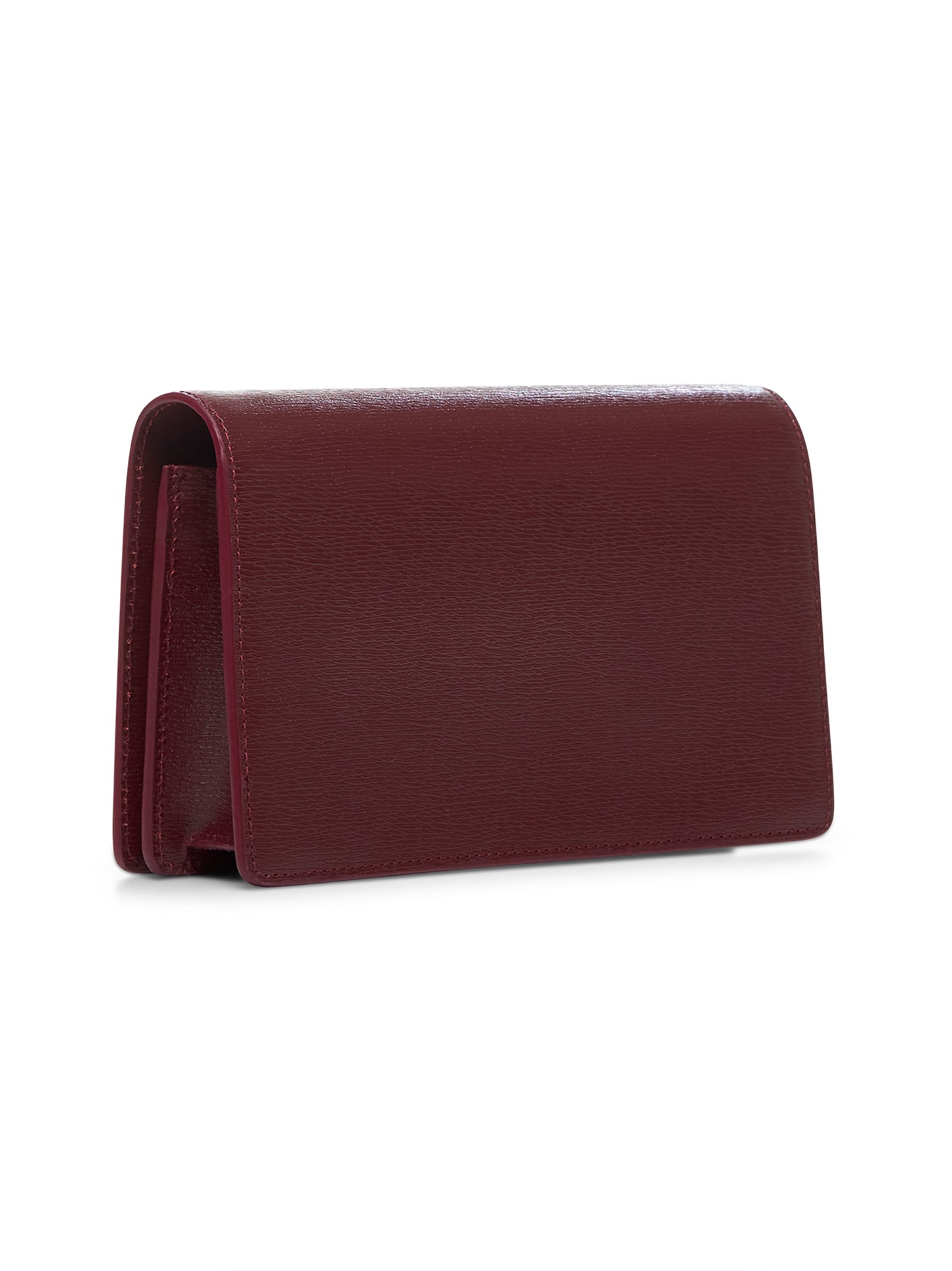 Burgundy wallet on chain