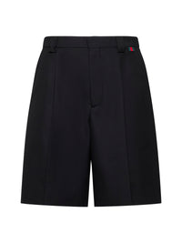 Wool-blend shorts