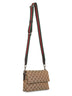 Beige small crossbody bag