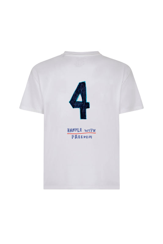 White cotton T-shirt "NA TEE 4"