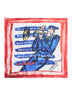 Iconic red bandana by Giotto Calendoli, Handle With Freedom for Holy Caftan