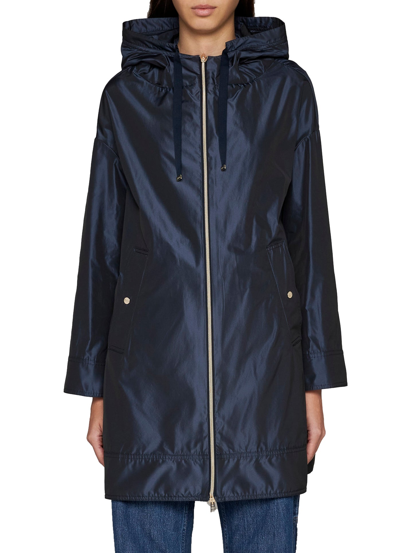 Parka in nylon con cappuccio