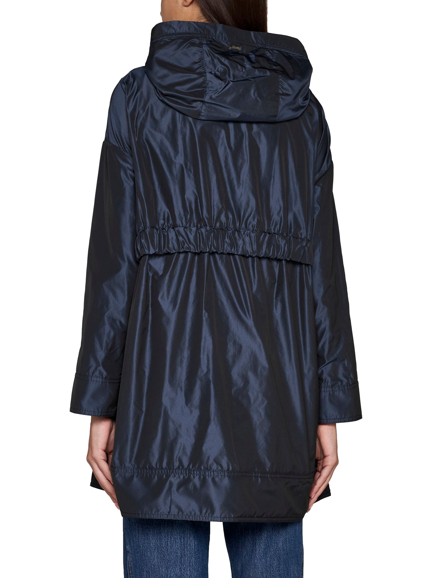 Parka in nylon con cappuccio
