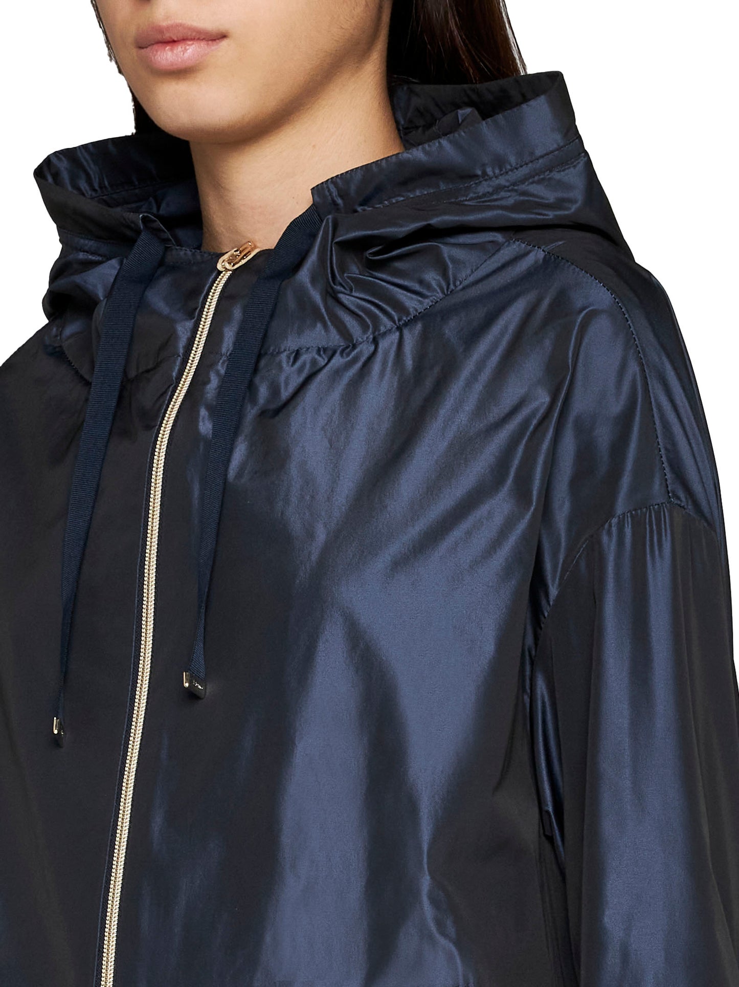 Parka in nylon con cappuccio