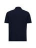 Crepe cotton polo shirt