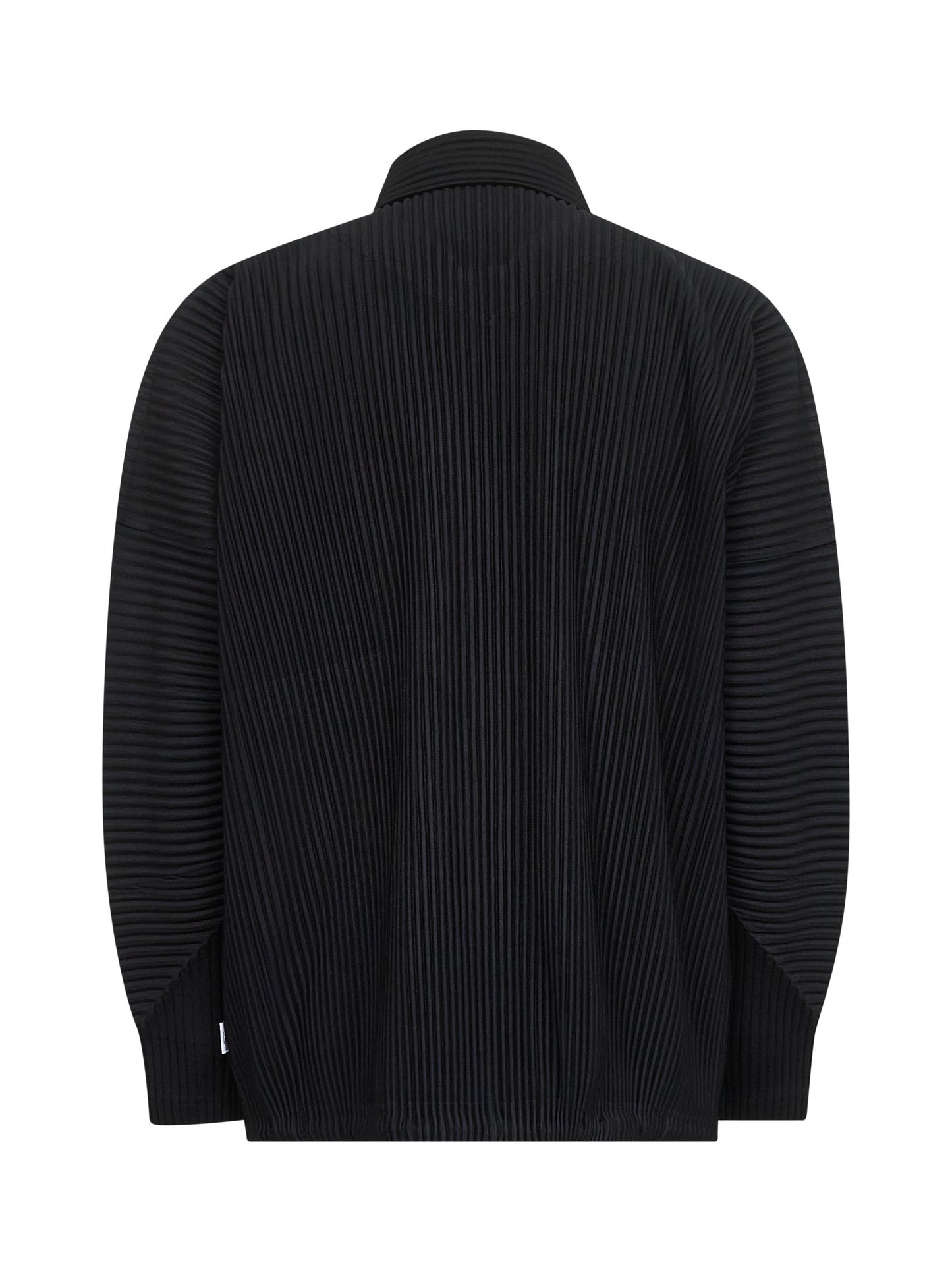 Black pleated fabric MC MARCH jacket