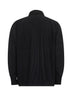 Black pleated fabric MC MARCH jacket