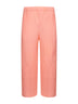 Pink pleated fabric MC APRIL trousers