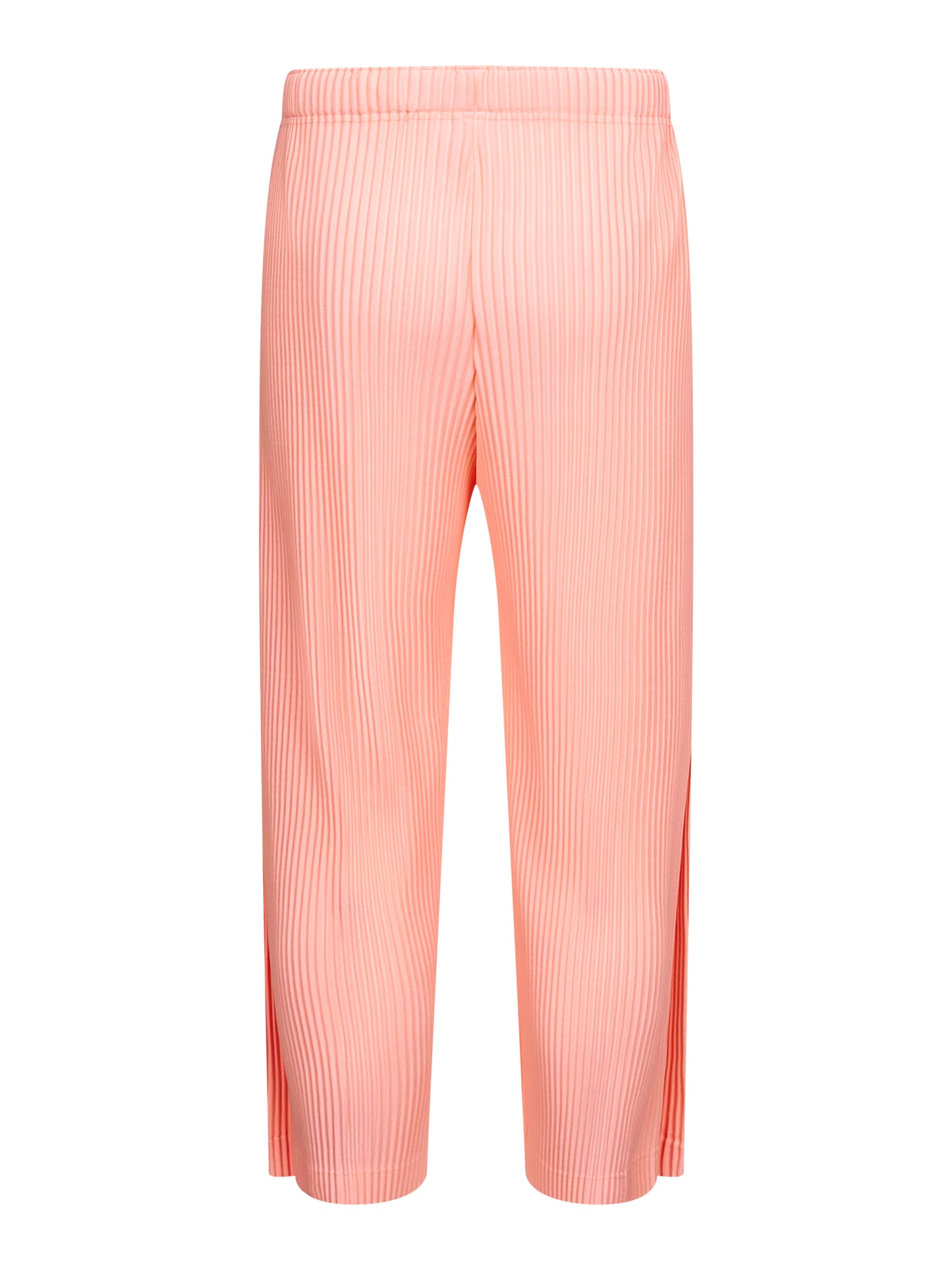 Pink pleated fabric MC APRIL trousers
