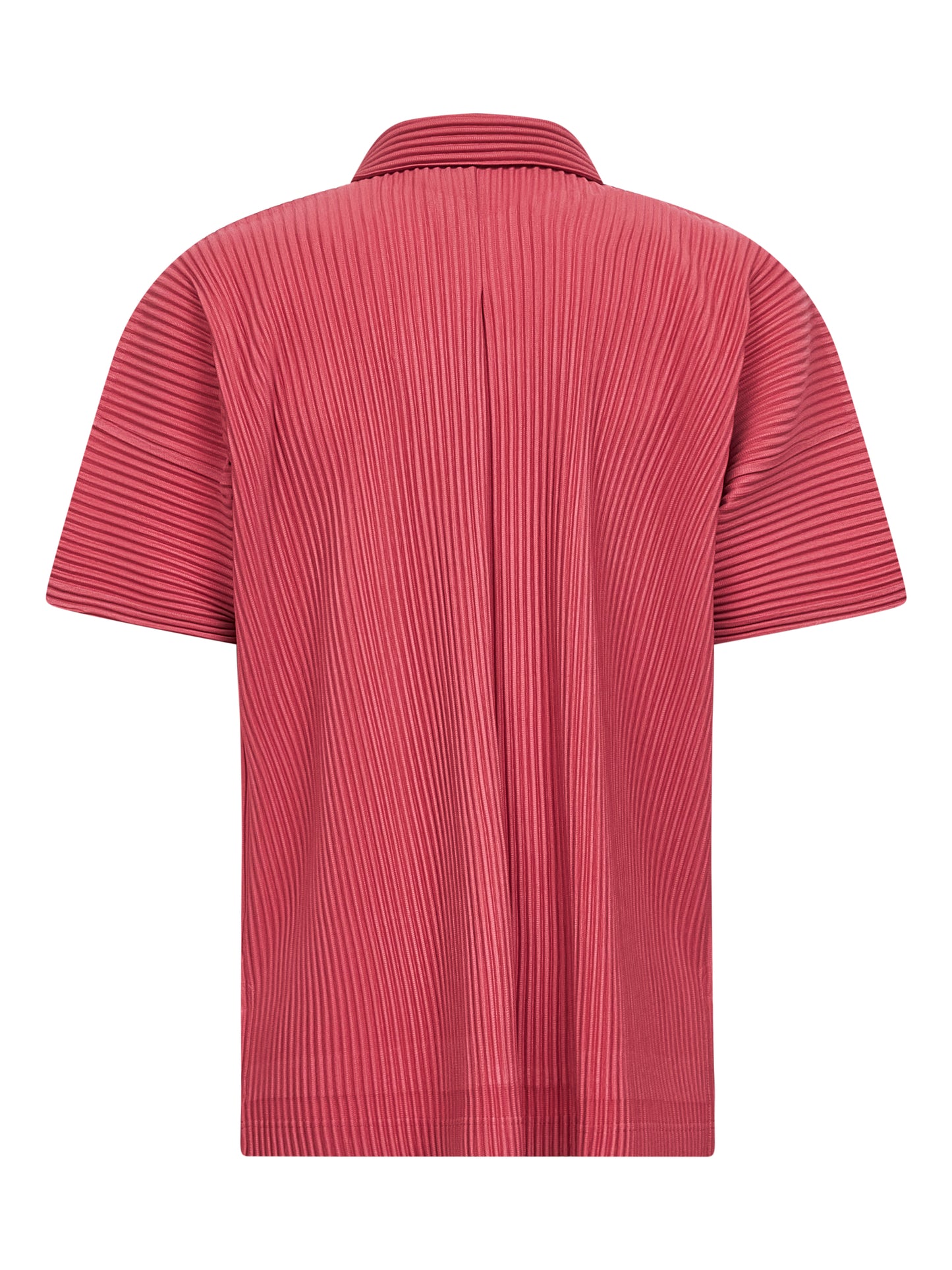 Dusky red pleated fabric MC APRIL shirt