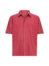Dusky red pleated fabric MC APRIL shirt