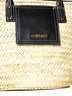 Le Petit Panier Soli bag in raffia and leather