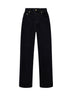 Jeans oversize de-Nîmes in denim nero