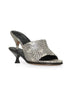 Doubles mules in printed leather
