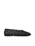 Marcy rhinestoned mesh ballet flats