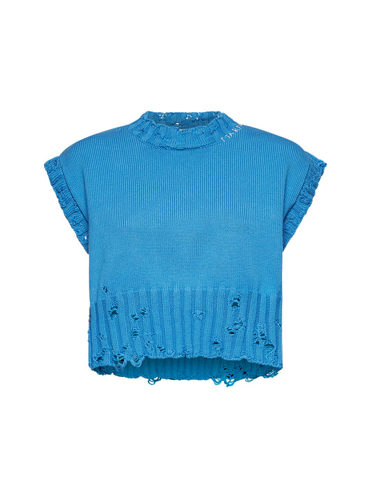 Maglia Gilet blu Marni<BR/> <BR/>