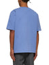 Oversized indigo organic cotton T-shirt with Marni appliques