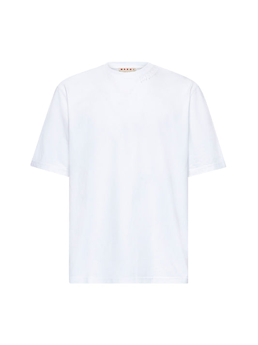 Marni White Cotton T-Shirt