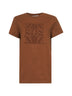 Brown cotton MaxMarabesque GIOVANE T-shirt