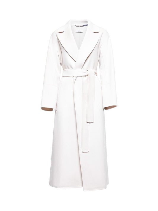 Beige wool ELISA long coat