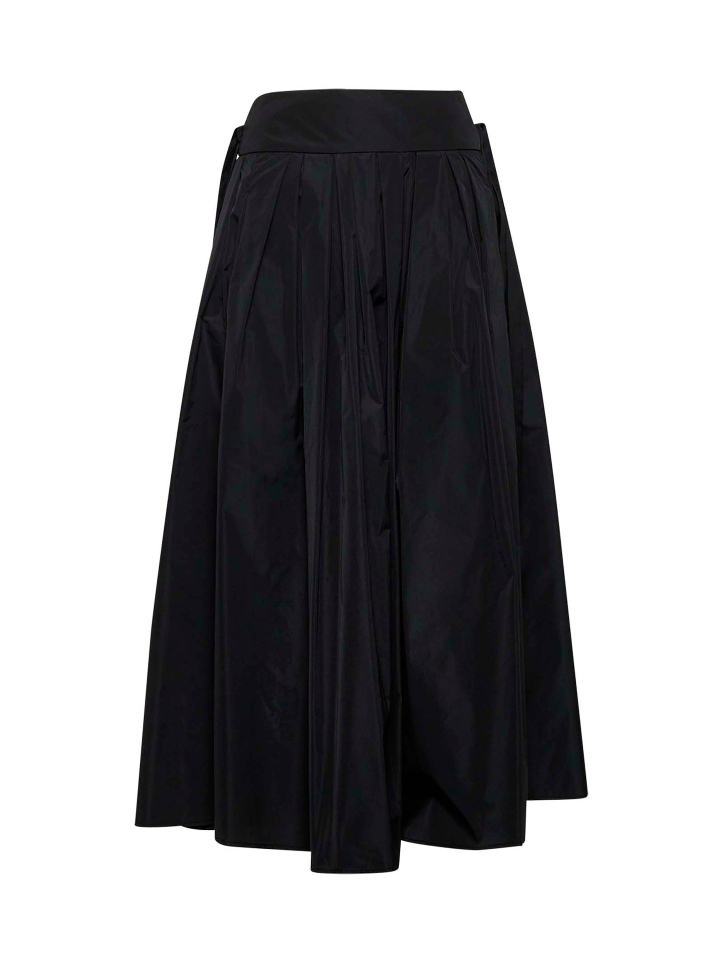 Gonna lunga GEA in taffetà nero