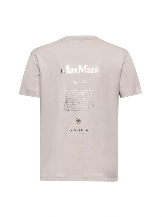 T-shirt QUIETO in jersey beige