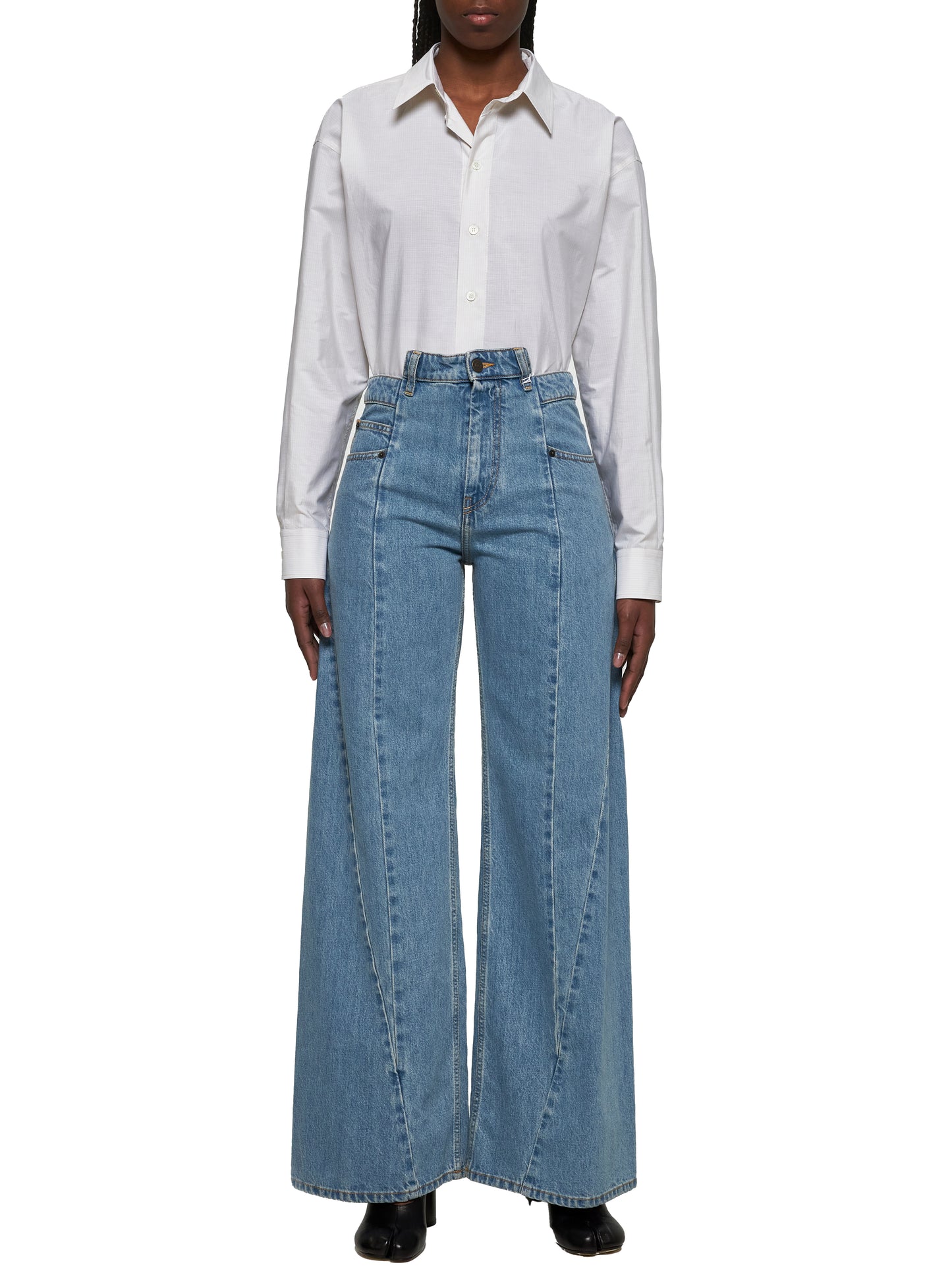 CAMICIA A MANICHE LUNGHE - Blusa con bottoni - avorio