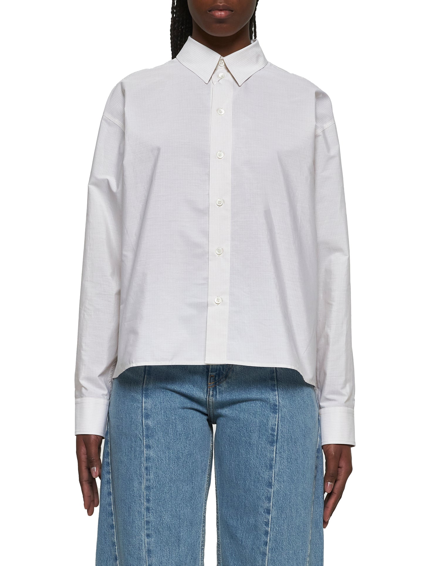 CAMICIA A MANICHE LUNGHE - Blusa con bottoni - avorio