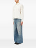 CAMICIA A MANICHE LUNGHE - Blusa con bottoni - avorio