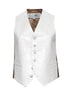 Gilet verniciato a metà bianco