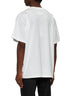 White Newspaper print T-shirt