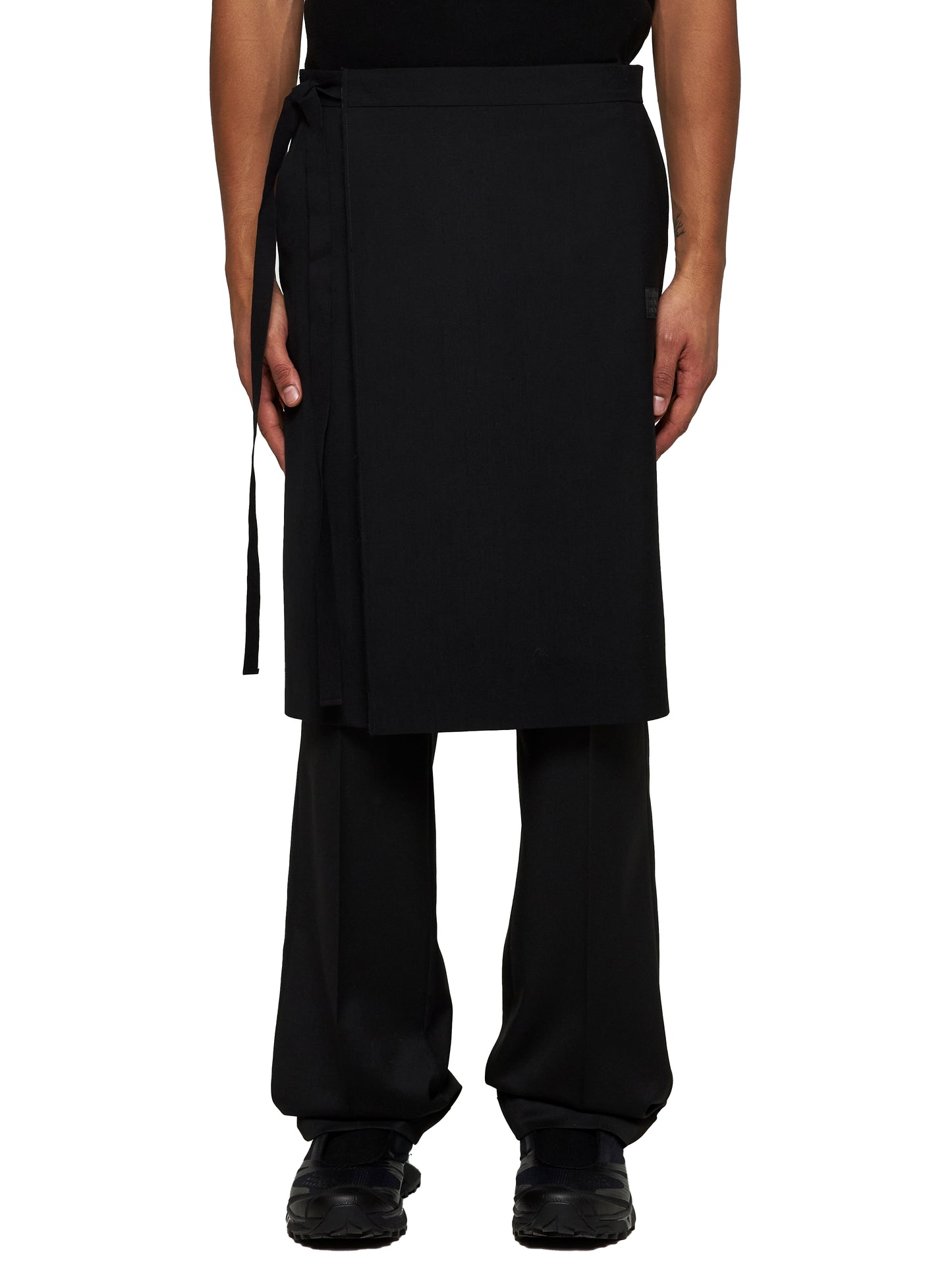 MM6 Wool Midi Skirt