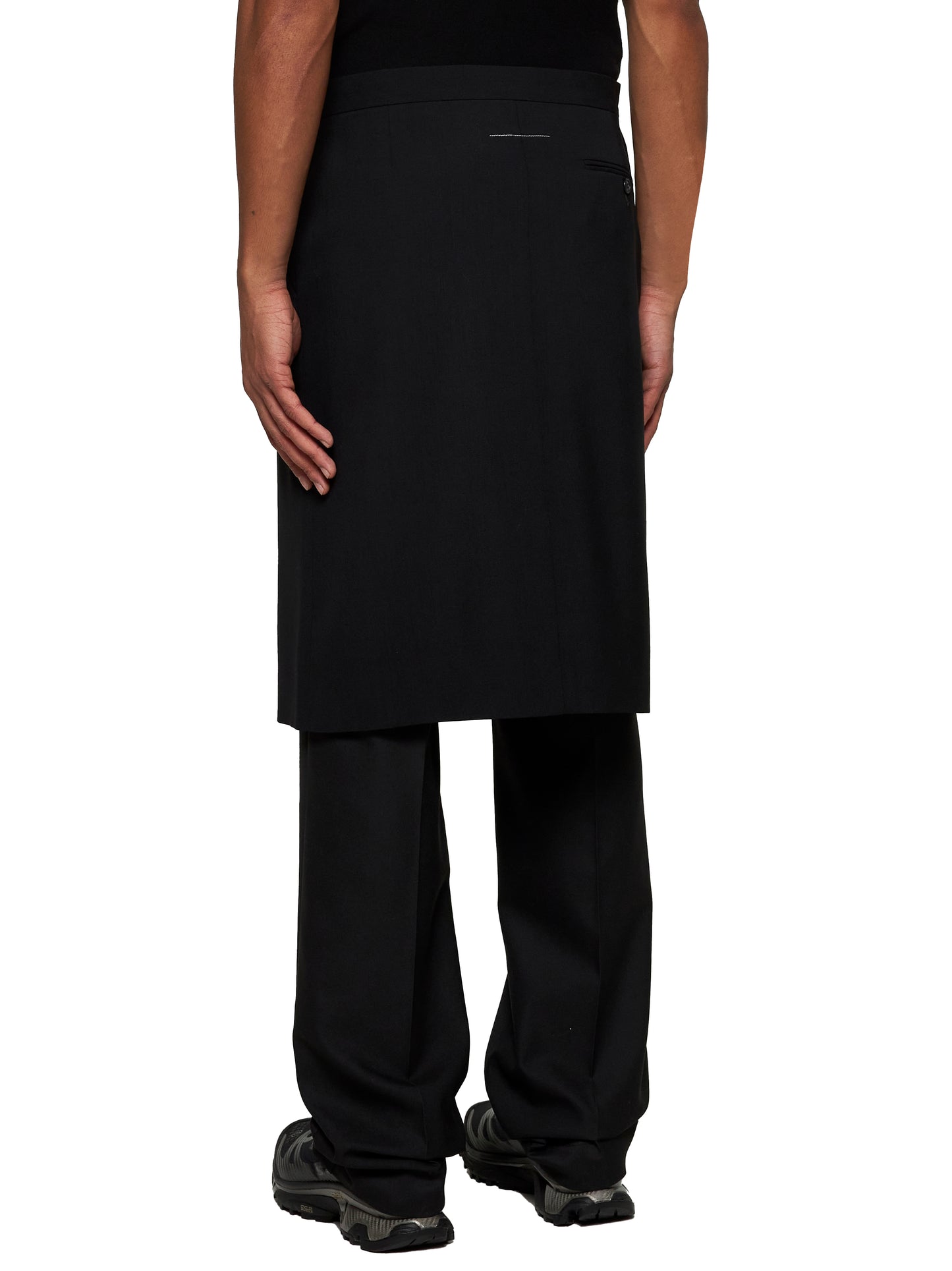 MM6 Wool Midi Skirt