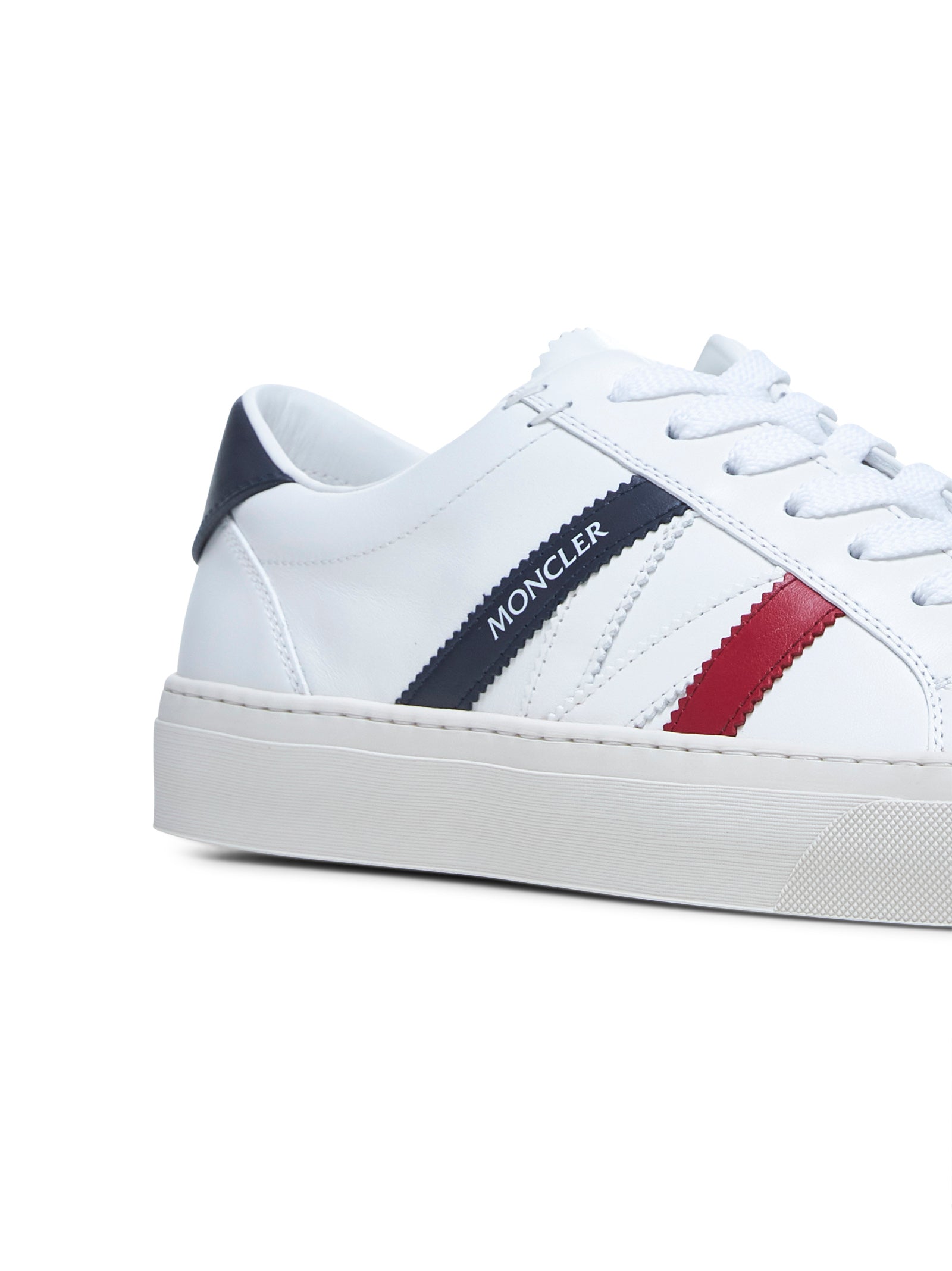 White leather Monaco2 sneakers – Daniello.com