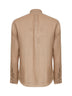 Camicia Custom-Fit in lino beige