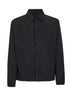 Black virgin wool blend blouson