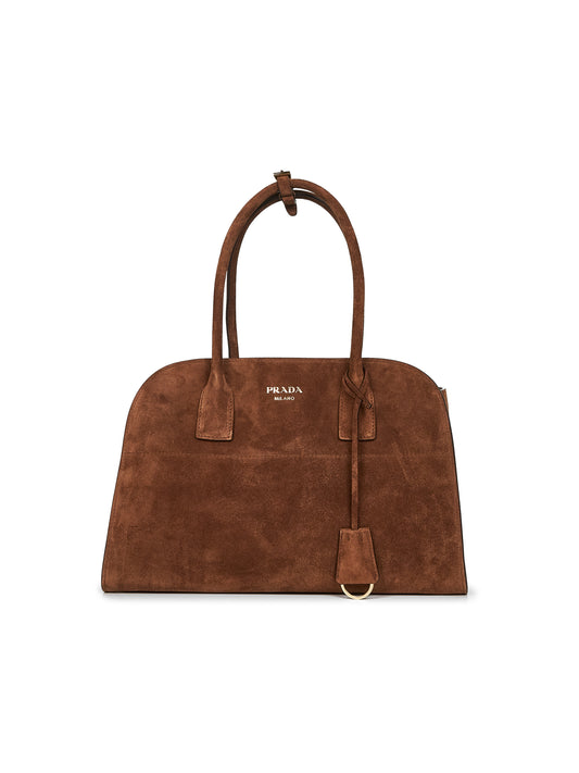 Cocoa brown medium tote bag