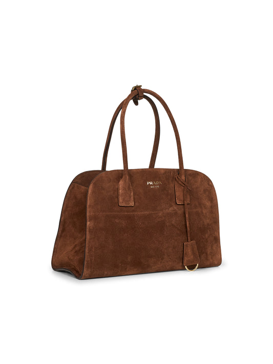 Cocoa brown medium tote bag